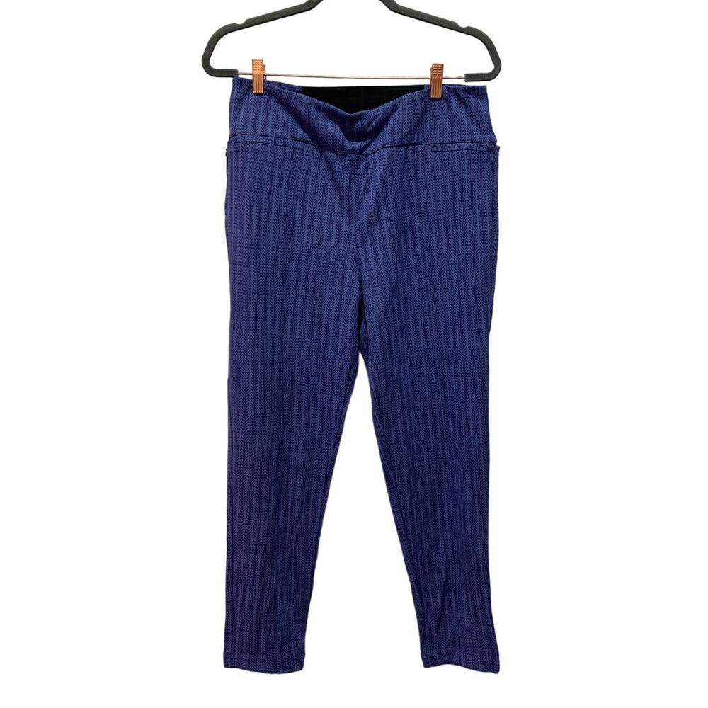 Betabrand Stretchy Pull On Blue Pants Size  XL high rise Comfy